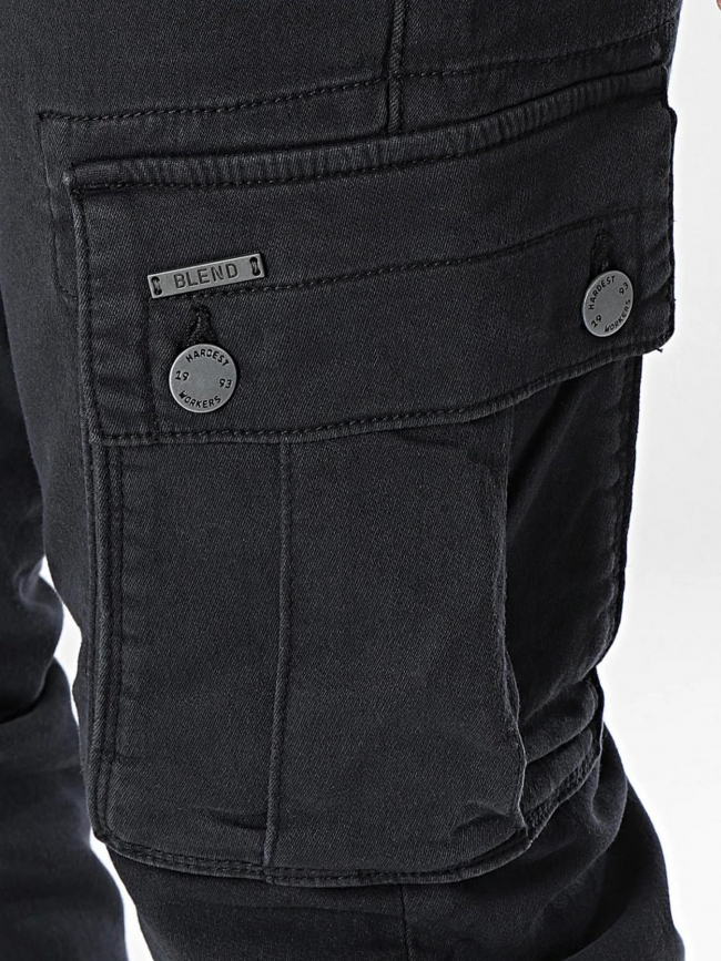 Pantalon cargo noir homme - Blend