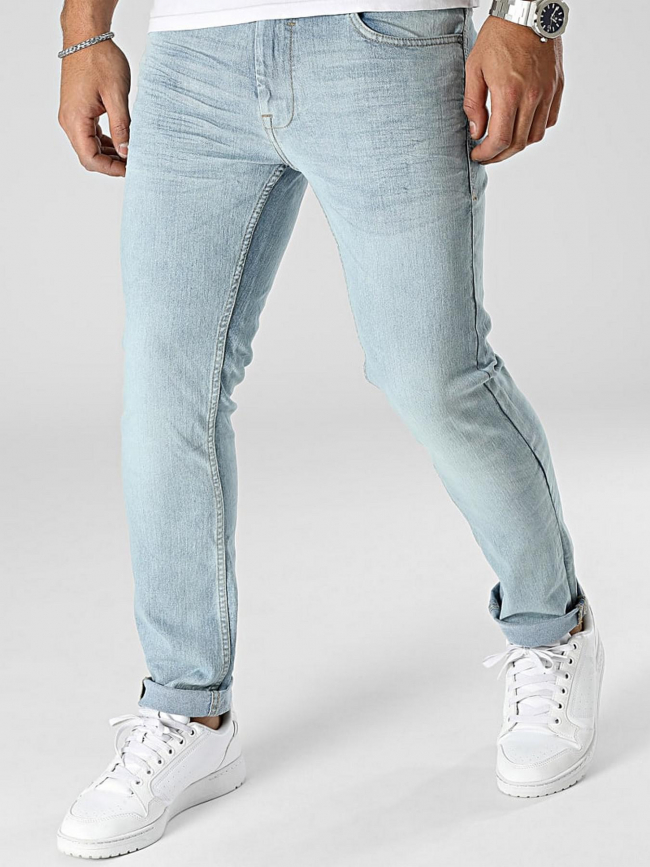 Jean regular fit twister bleu clair homme - Blend