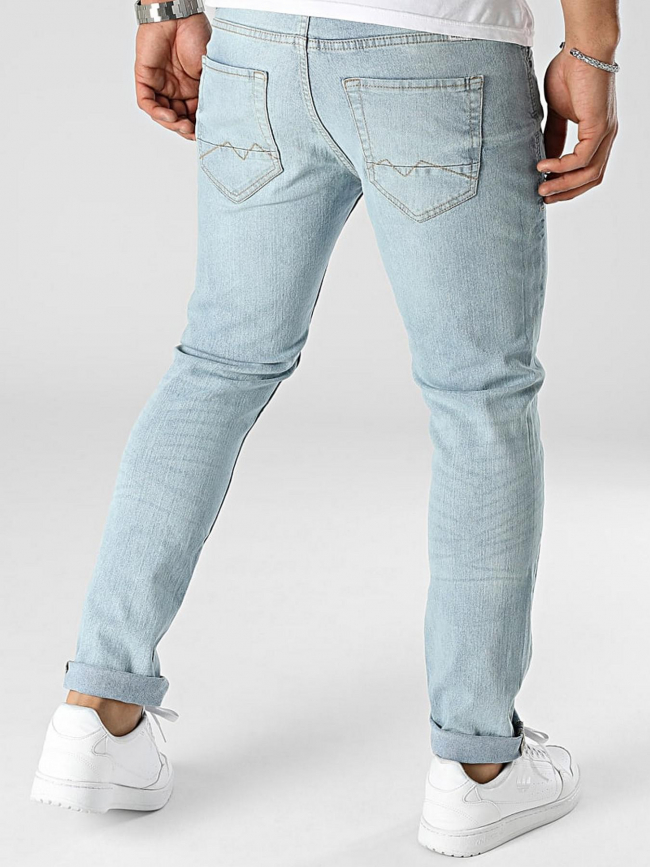 Jean regular fit twister bleu clair homme - Blend