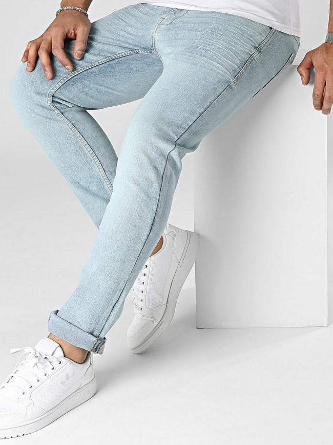 Jean regular fit twister bleu clair homme - Blend