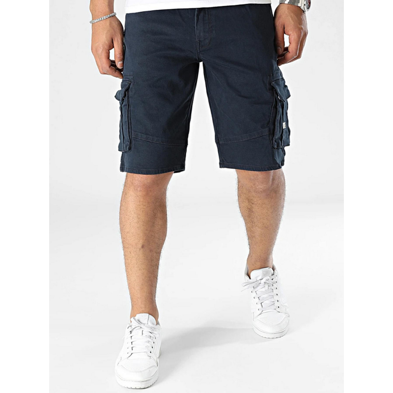 Short denim cargo bleu marine homme - Blend