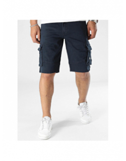 Short denim cargo bleu marine homme - Blend