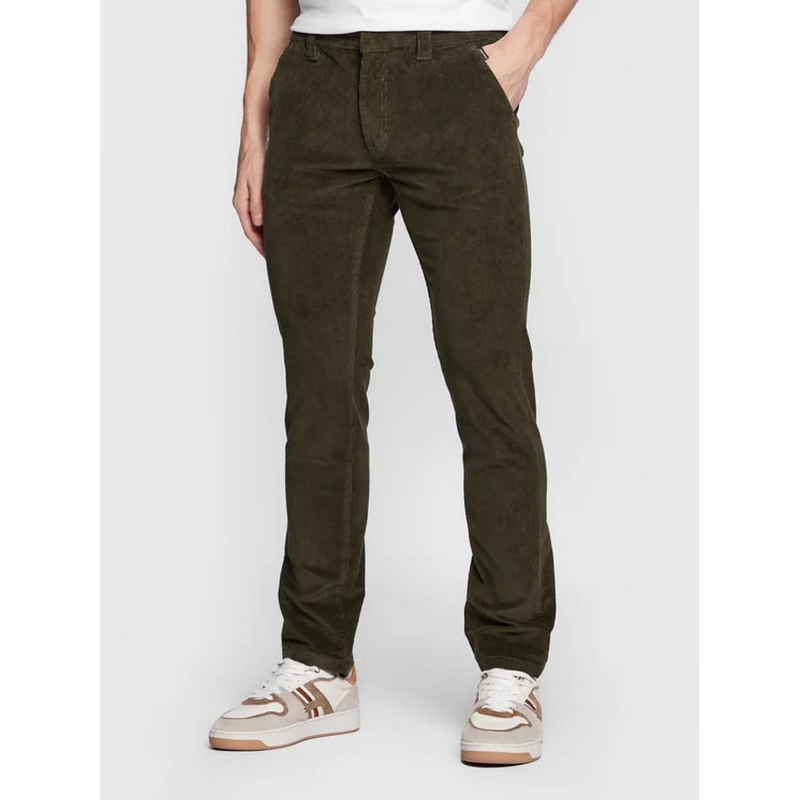 Pantalon effet velours vert homme - Blend