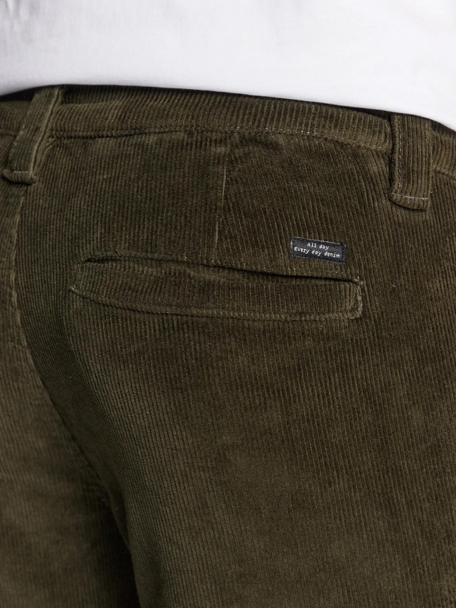 Pantalon effet velours vert homme - Blend