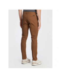 Pantalon regular fit multiflex marron homme - Blend