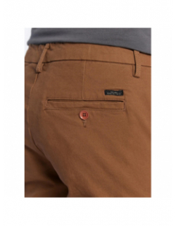 Pantalon regular fit multiflex marron homme - Blend