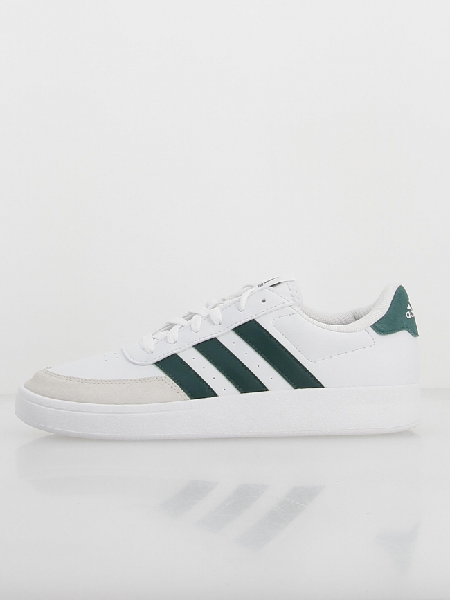 Baskets breaknet 2.0 blanc vert homme - Adidas