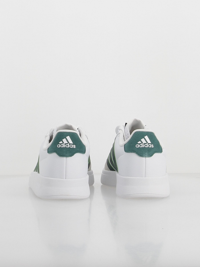 Baskets breaknet 2.0 blanc vert homme - Adidas