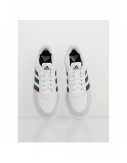 Baskets breaknet 2.0 blanc vert homme - Adidas