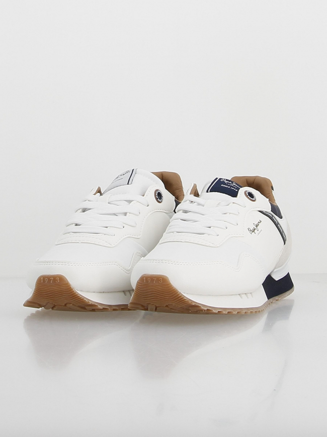 Baskets london court blanc homme - Pepe Jeans