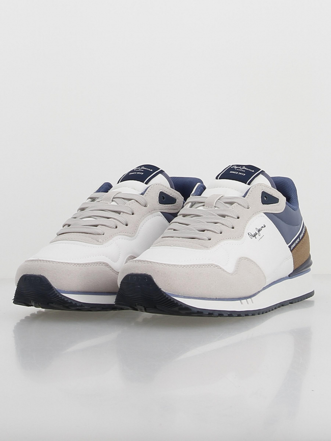 Baskets london seal bleu blanc homme - Pepe Jeans