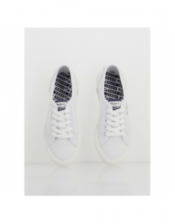 Baskets en toile brady basic blanc femme - Pepe Jeans