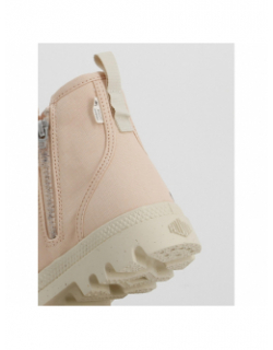 Baskets en toile montantes pampa eco rose femme - Palladium