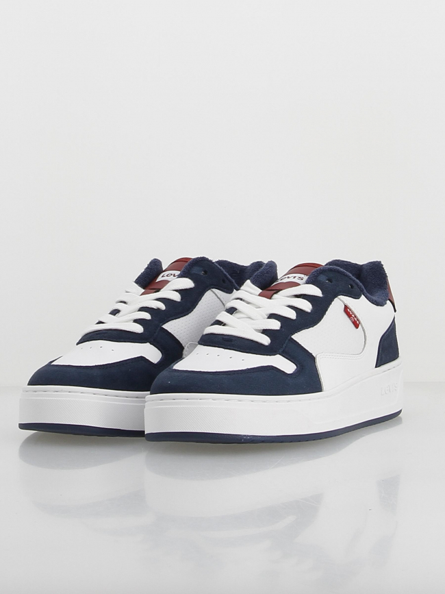 Baskets glide blanc bleu marine homme - Levi's