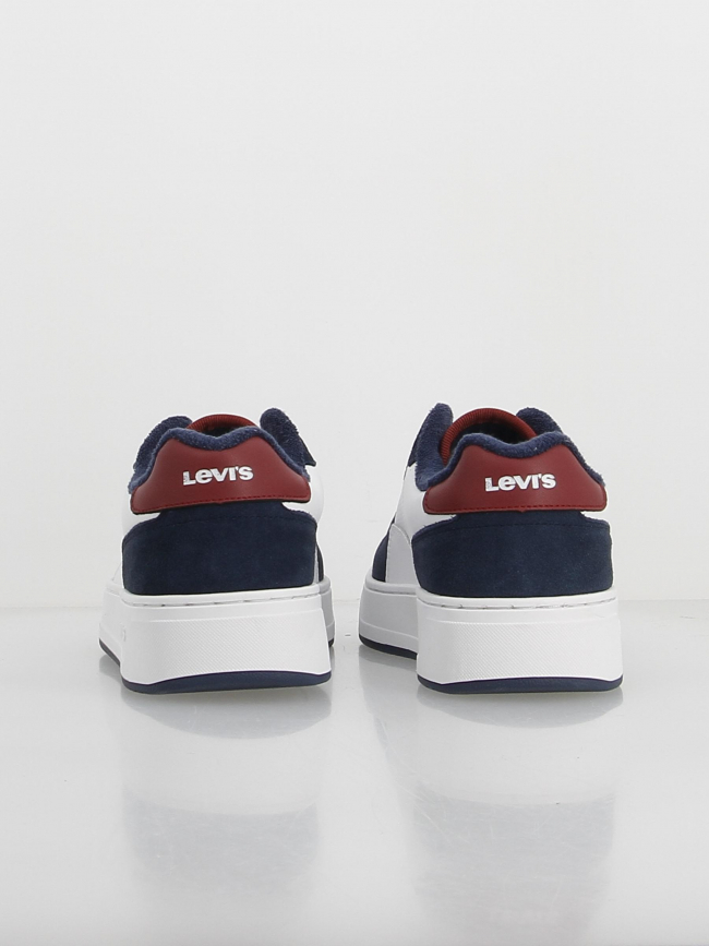 Baskets glide blanc bleu marine homme - Levi's