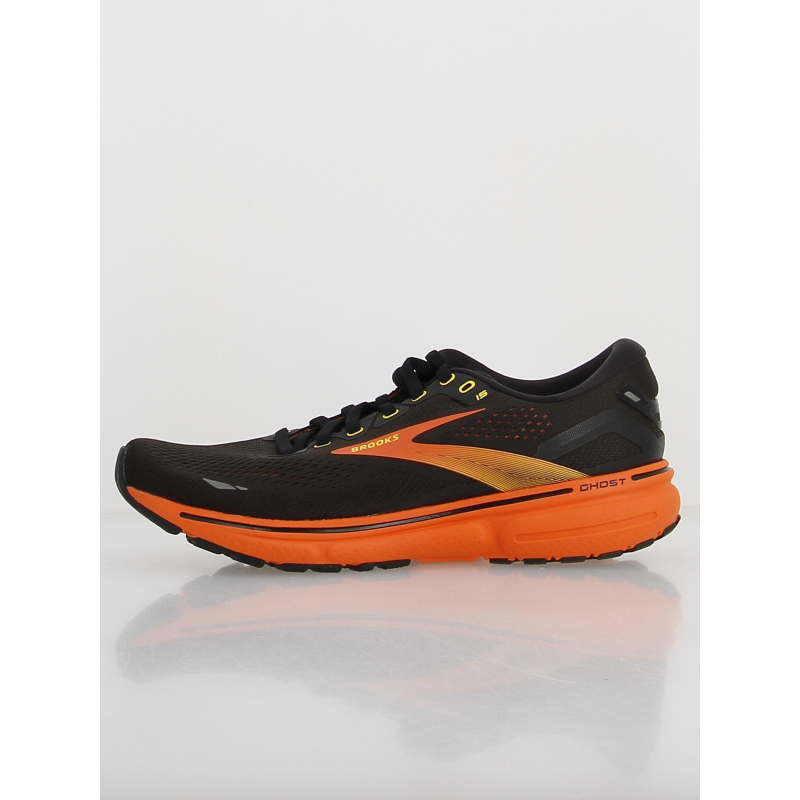 Chaussures de running ghost 15 noir orange homme - Brooks