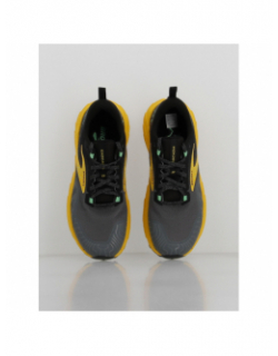 Chaussures de trail cascadia 17 gris jaune homme - Brooks