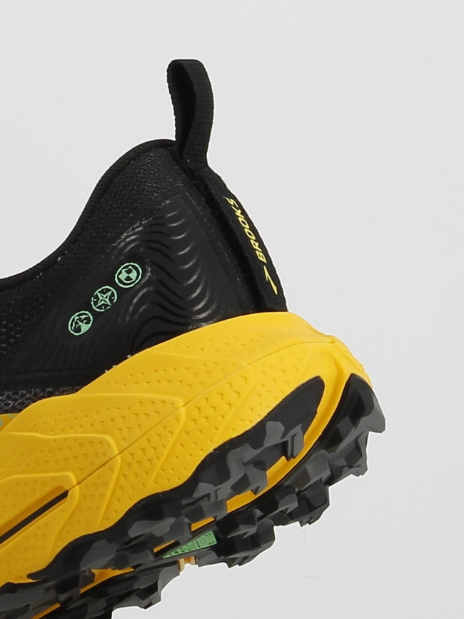 Chaussures de trail cascadia 17 gris jaune homme - Brooks