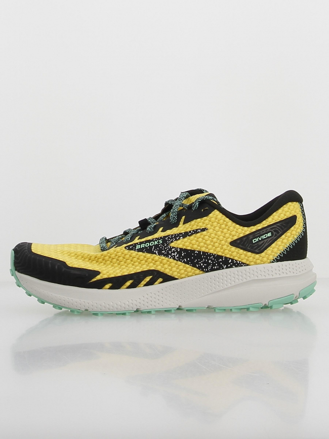 Chaussures de trail divide 4 jaune homme - Brooks