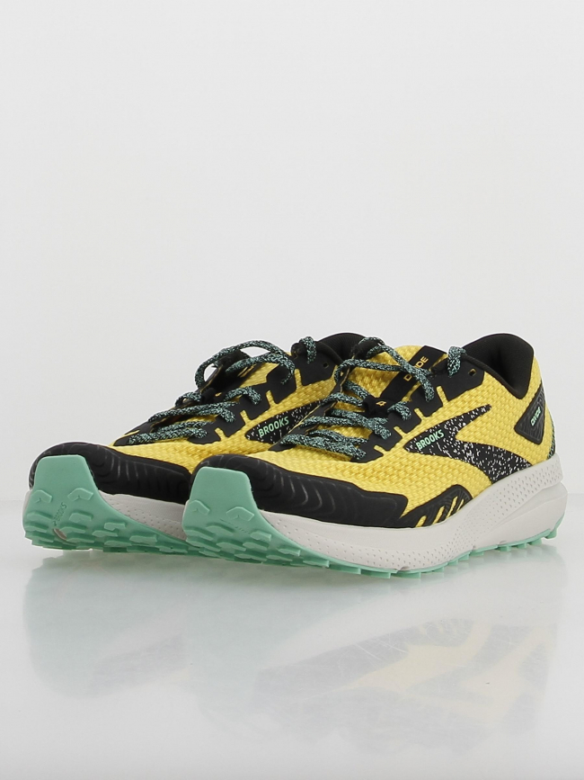 Chaussures de trail divide 4 jaune homme - Brooks