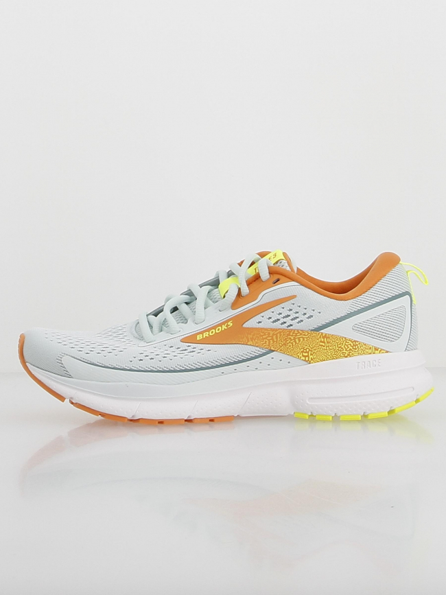 Chaussures de running trace 3 gris orange femme - Brooks