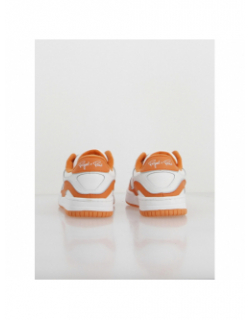 Baskets trainer bicolore orange blanc - Project X Paris