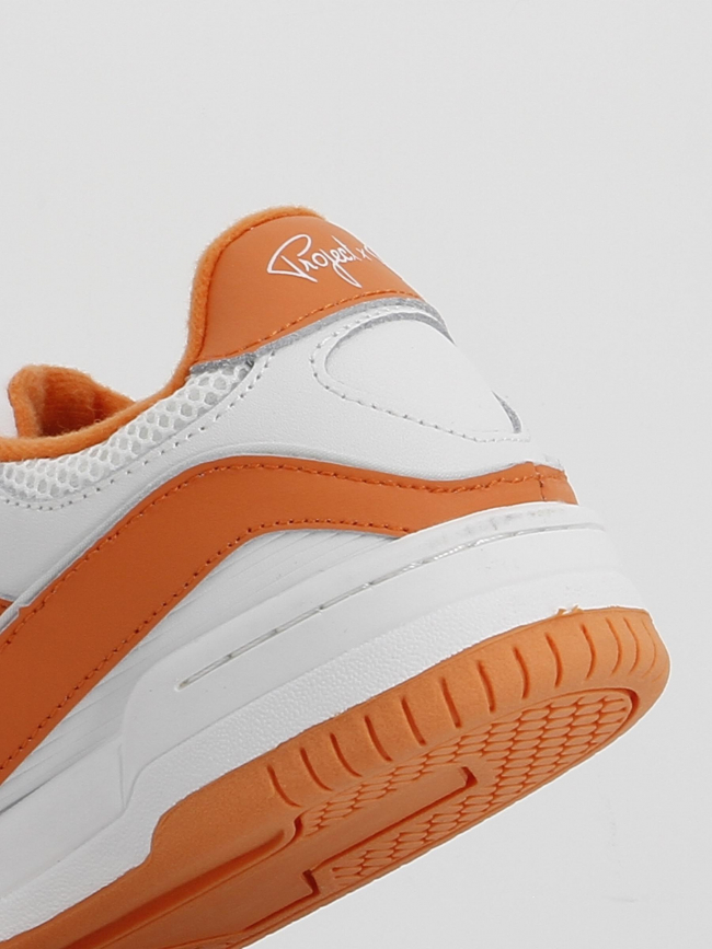 Baskets trainer bicolore orange blanc - Project X Paris