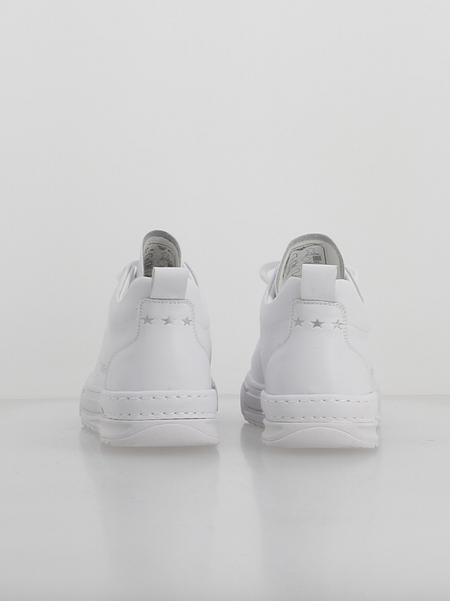 Baskets montantes en cuir blanc homme - Teddy Smith