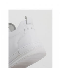 Baskets montantes en cuir blanc homme - Teddy Smith