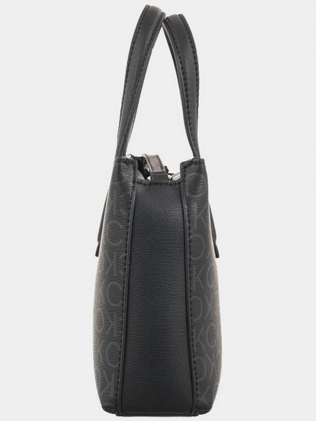 Mini sac à main monogramme noir femme - Calvin Klein