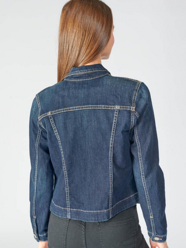 Veste en jean lilly bleu femme - Le Temps Des Cerises