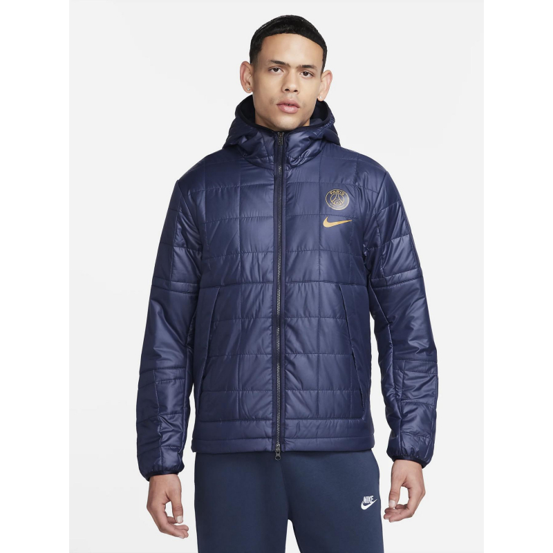 Doudoune Paris Saint Germain bleu marine homme - Nike