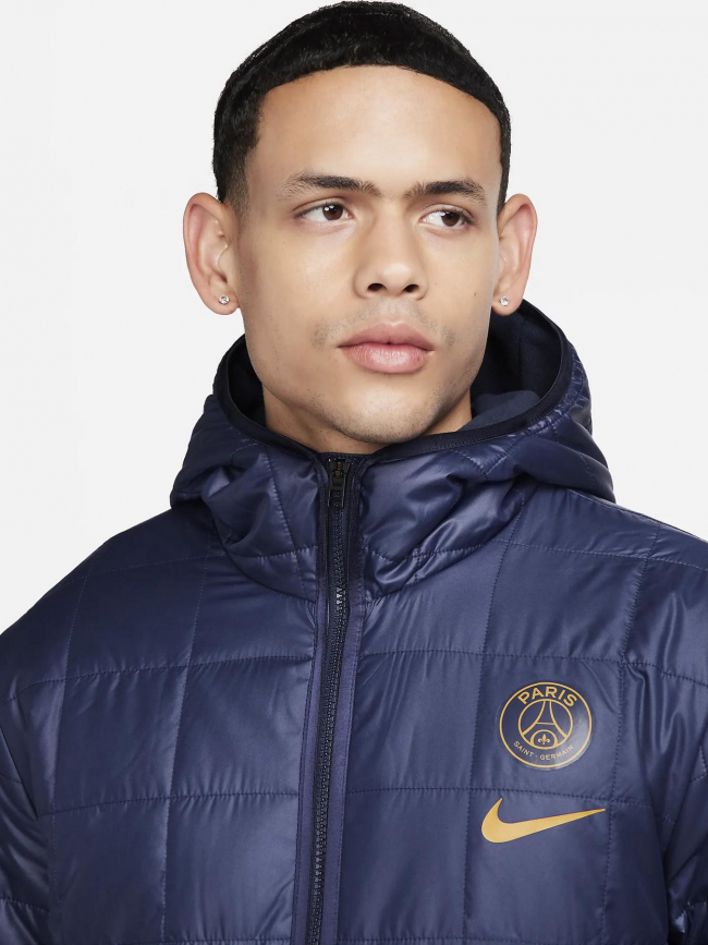 Doudoune Paris Saint Germain bleu marine homme - Nike