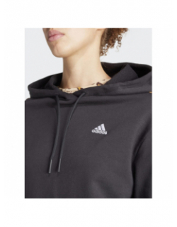 Sweat à capuche animal noir femme - Adidas