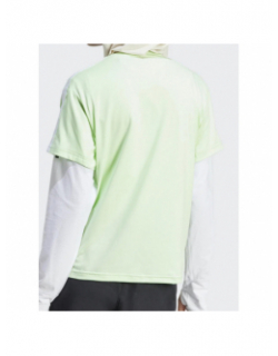 T-shirt de sport 3 bandes vert femme - Adidas