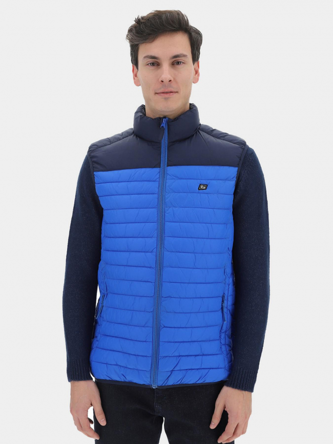 Doudoune sans manche outerwear bleu homme - Blend