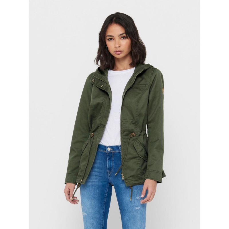 Veste parka lorca kaki femme - Only