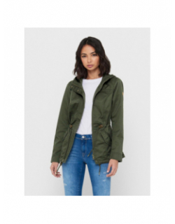 Veste parka lorca kaki femme - Only