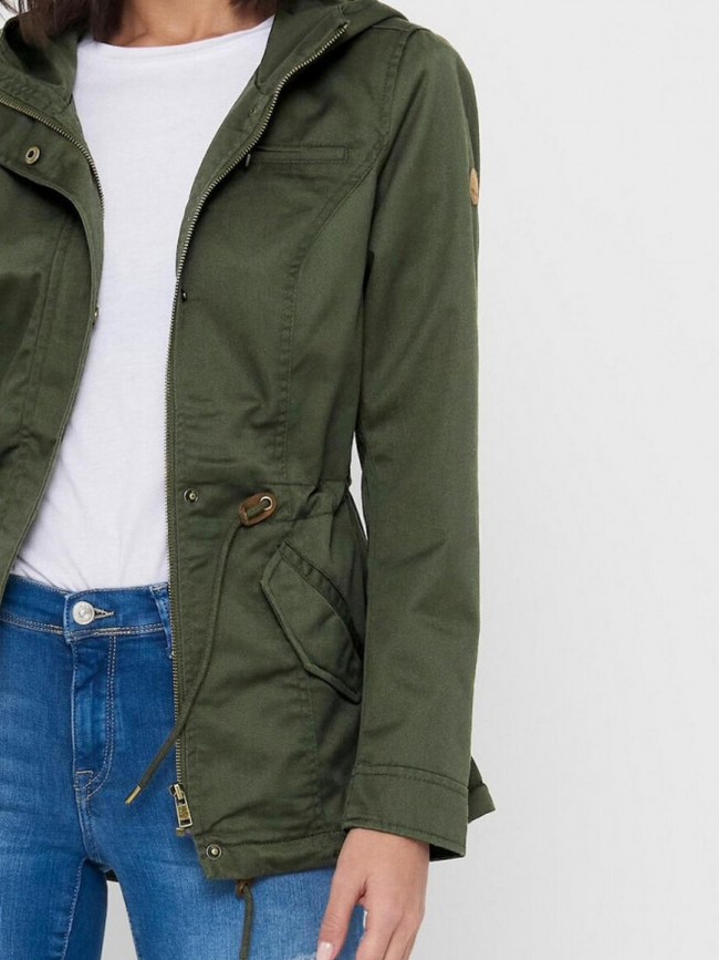 Veste parka lorca kaki femme - Only