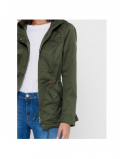 Veste parka lorca kaki femme - Only