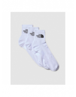 Pack de 3 paires de chaussettes blanc - The North Face