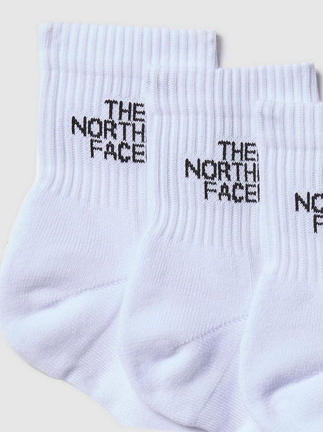 Pack de 3 paires de chaussettes blanc - The North Face