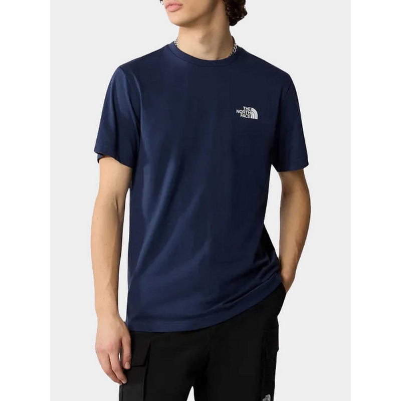 T-shirt simple dome bleu marine homme - The North Face