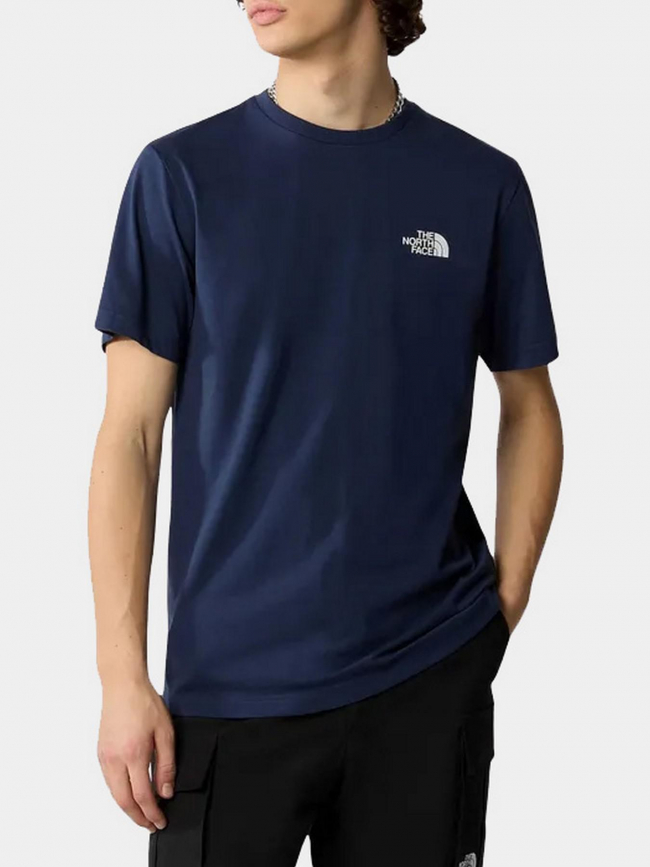 T-shirt simple dome bleu marine homme - The North Face