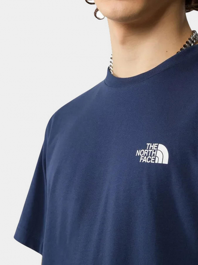 T-shirt simple dome bleu marine homme - The North Face