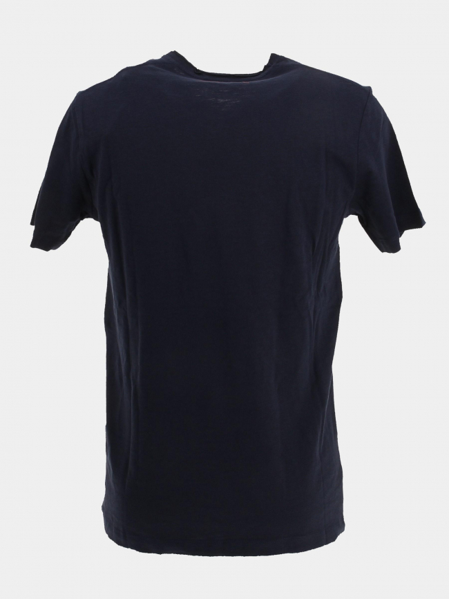 T-shirt manches courtes gildas bleu marine homme - Teddy Smith