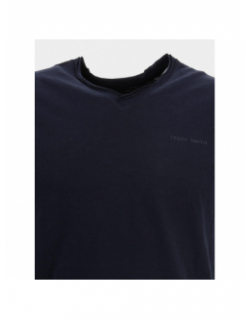 T-shirt manches courtes gildas bleu marine homme - Teddy Smith