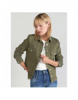 Veste lilly lizard kaki femme - Le Temps Des Cerises