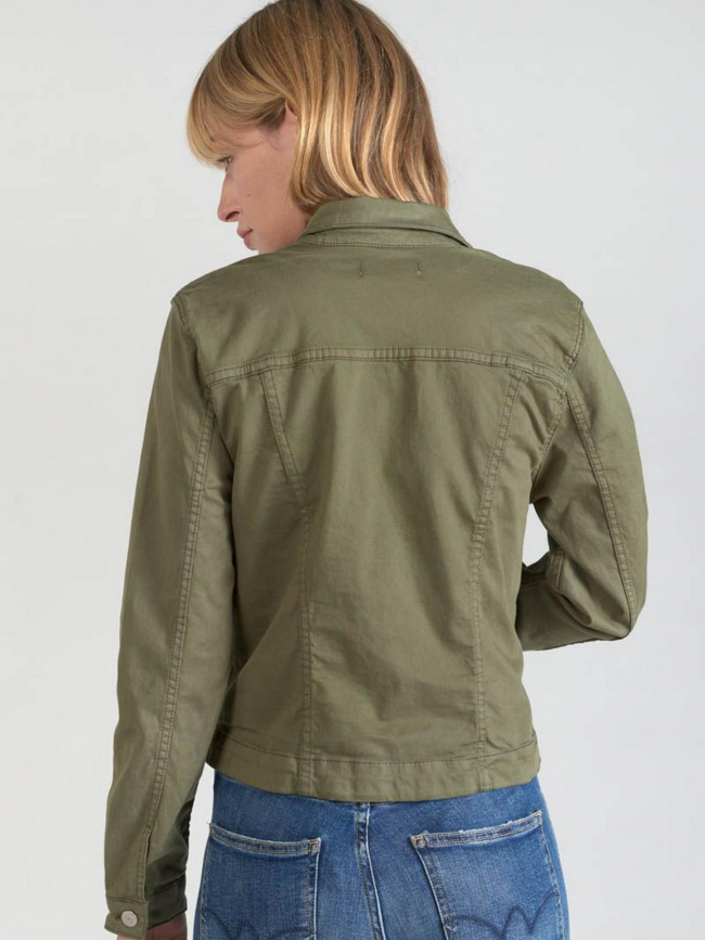 Veste lilly lizard kaki femme - Le Temps Des Cerises
