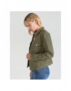 Veste lilly lizard kaki femme - Le Temps Des Cerises